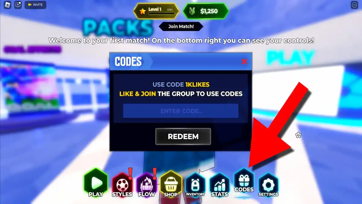 Redeem Section